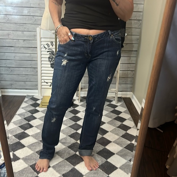 Arizona Jean 13 Long distressed super comfortable jeans - Picture 6 of 10